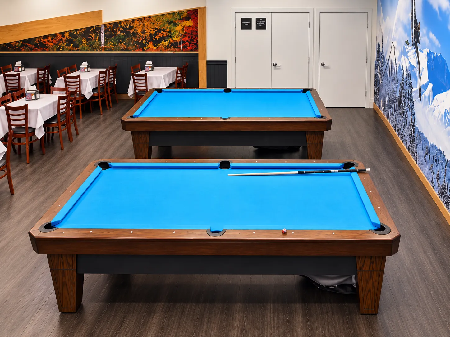 The pool room at Swatara Restaurant & Bar